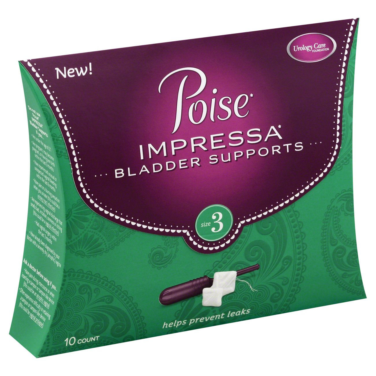 Poise Impressa Bladder Support Size 3 Shop Incontinence At H E B 