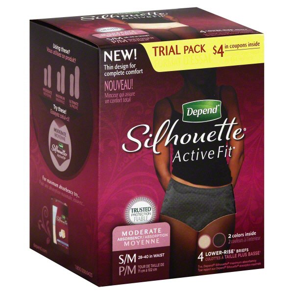 Depend Silhouette Active Wear Silhouette S/M Shop Incontinence at HEB
