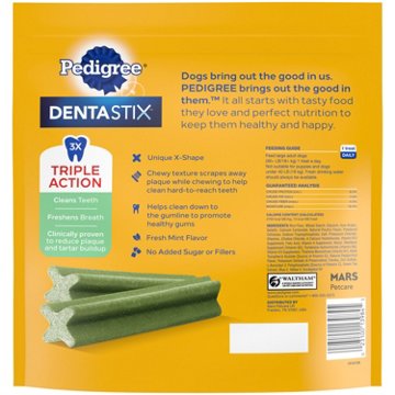 Pedigree Dentastix Large Breed Dog Treats - Fresh Flavor, 1.46 lb