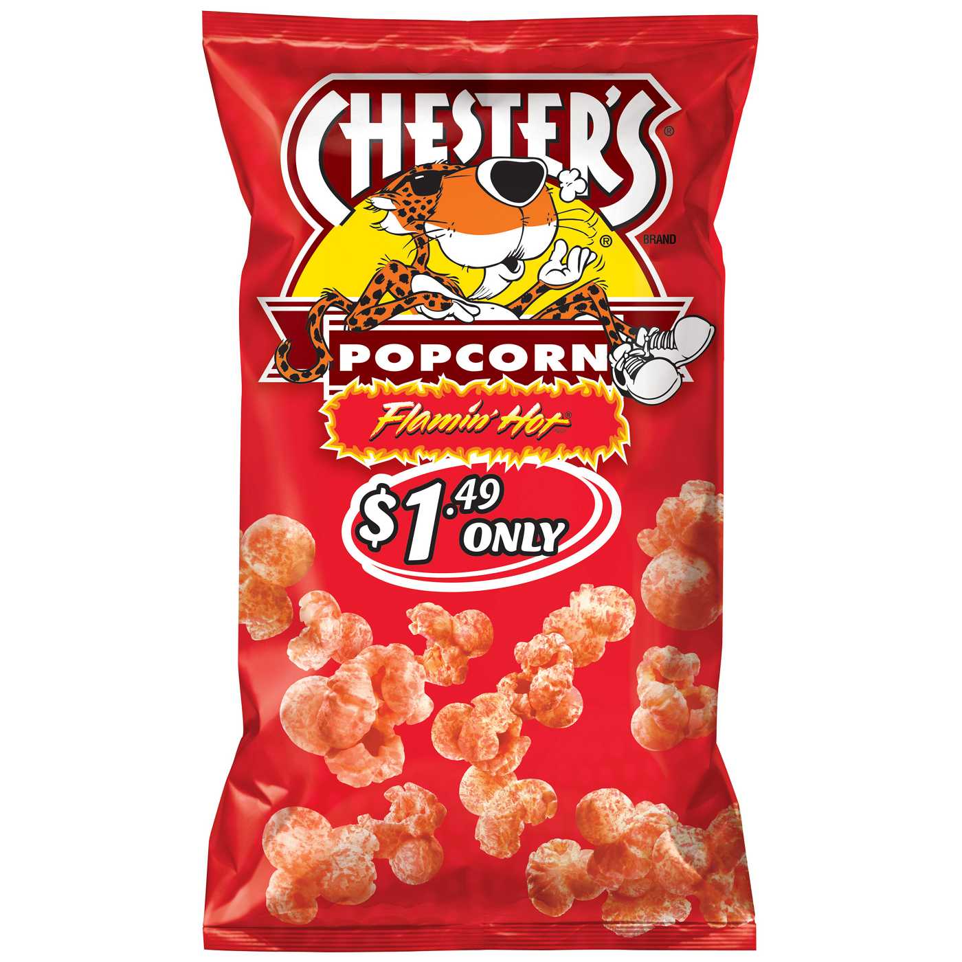 Chester's Flamin' Hot Popcorn; image 1 of 2