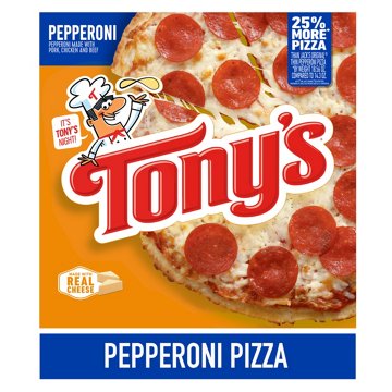 Tony's Pepperoni Pizzeria Style Crust Frozen Pizza, 18.56 oz