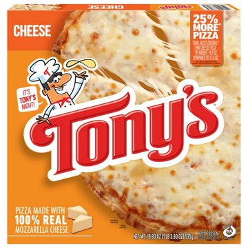 Tony's Cheese Pizzeria Style Crust Frozen Pizza, 18.9 oz
