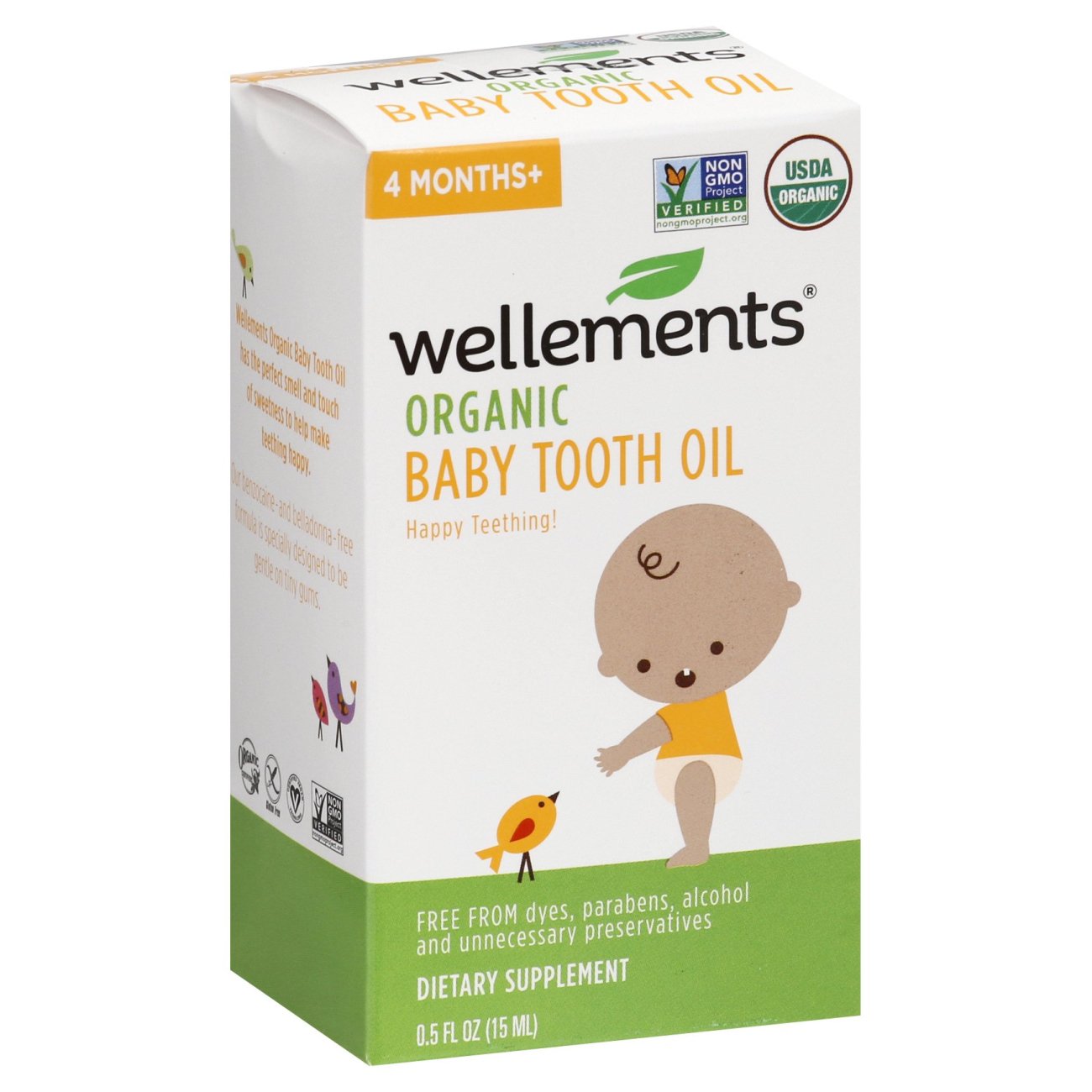 Wellements Organic Baby Tooth Oil - Shop Teething at H-E-B 