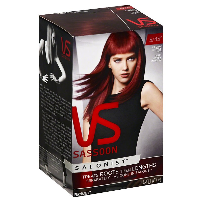 Vidal Sassoon Salonist Hair Color, Medium Intense Red - Shop Vidal Sassoon  Salonist Hair Color, Medium Intense Red - Shop Vidal Sassoon Salonist Hair  Color, Medium Intense Red - Shop Vidal Sassoon