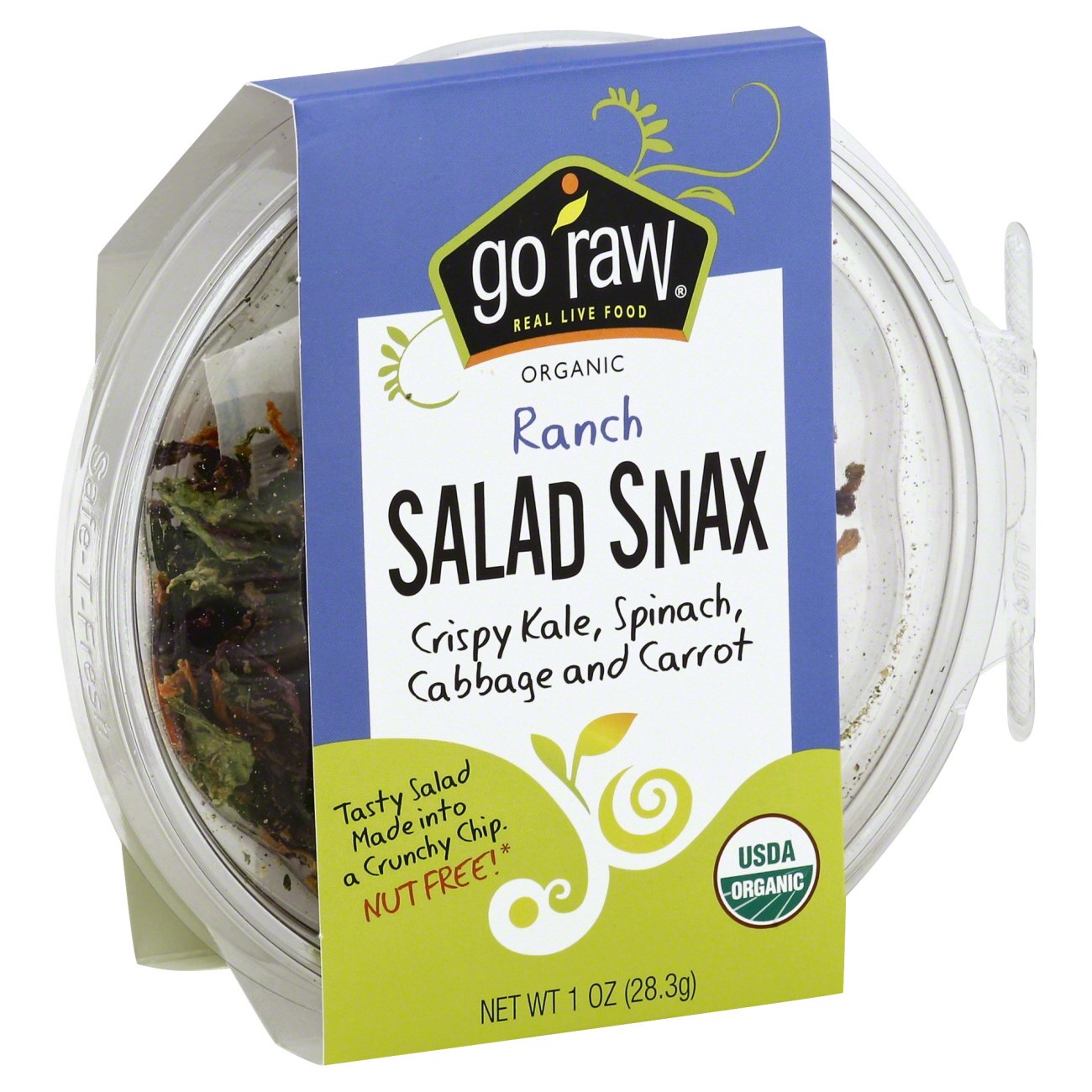Go Raw Organic Ranch Salad Snax Shop Salad Toppings at HEB