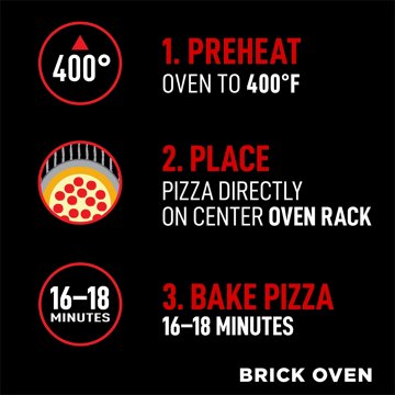 Red Baron Pepperoni Brick Oven Frozen Pizza, 17.89 oz