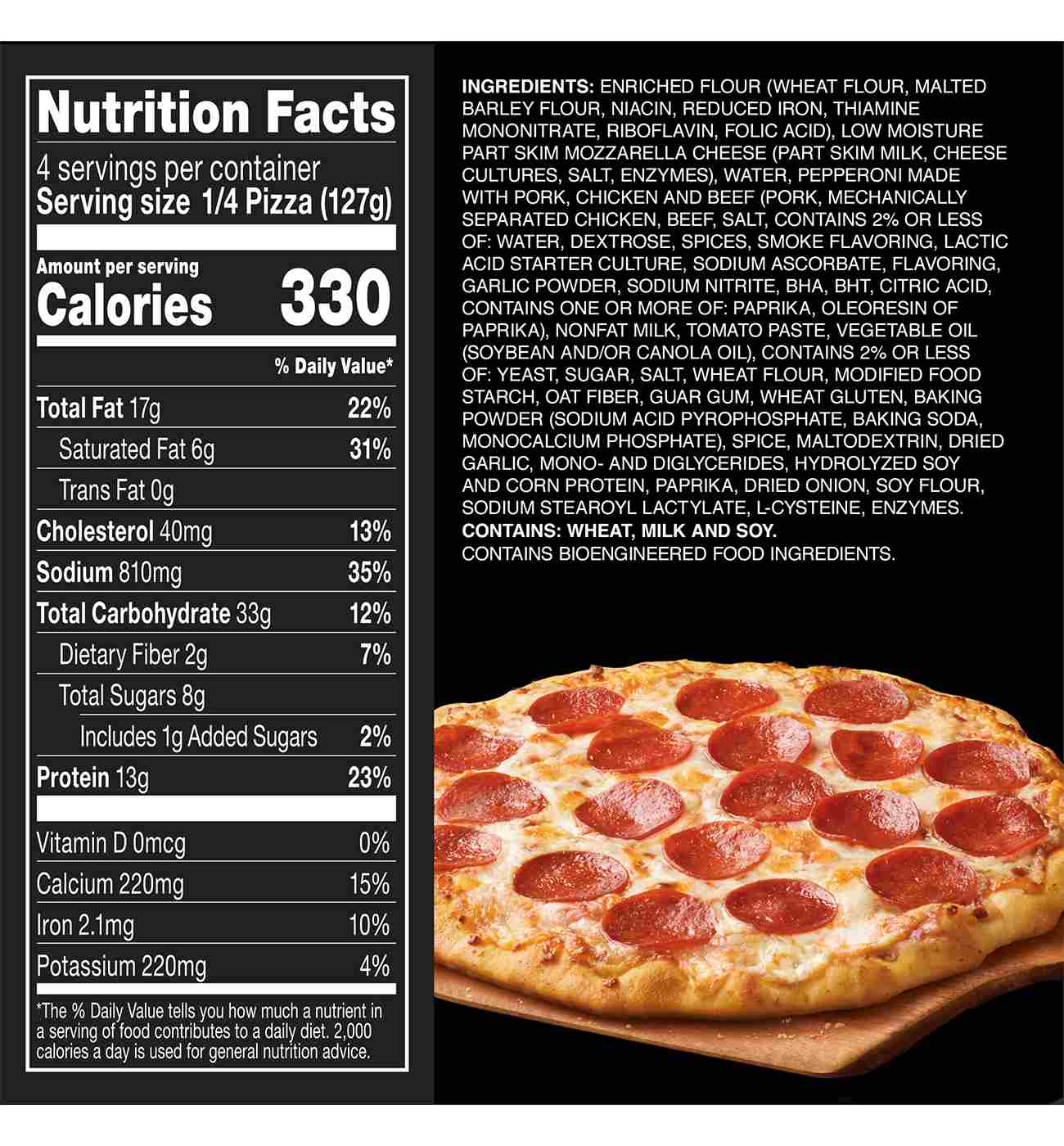 Red Baron Pepperoni Brick Oven Frozen Pizza; image 6 of 10