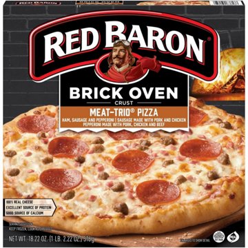 Red Baron Meat Trio Brick Oven Frozen Pizza