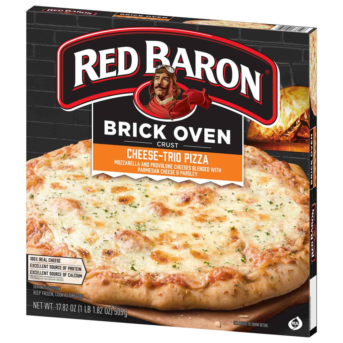 Red Baron Cheese Trio Brick Oven Frozen Pizza; image 10 of 10