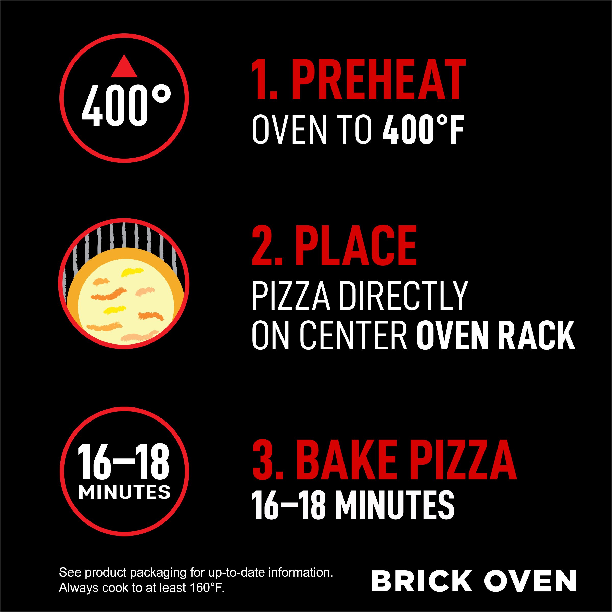 Red Baron Cheese Trio Brick Oven Frozen Pizza - Shop Pizza at H-E-B