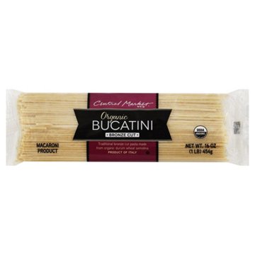 Central Market Organic Bucatini Bronze Cut Pasta, 16 oz