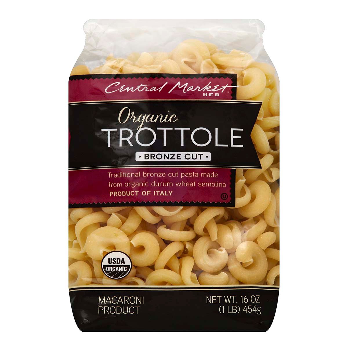 Central Market Organic Trottole Bronze Cut Pasta - Shop Pasta & Rice at  H-E-B