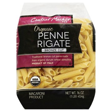 Central Market Organic Penne Rigate Bronze Cut Pasta, 16 oz