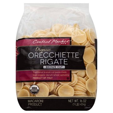 Central Market Organic Orecchiette Rigate Bronze Cut Pasta, 16 oz