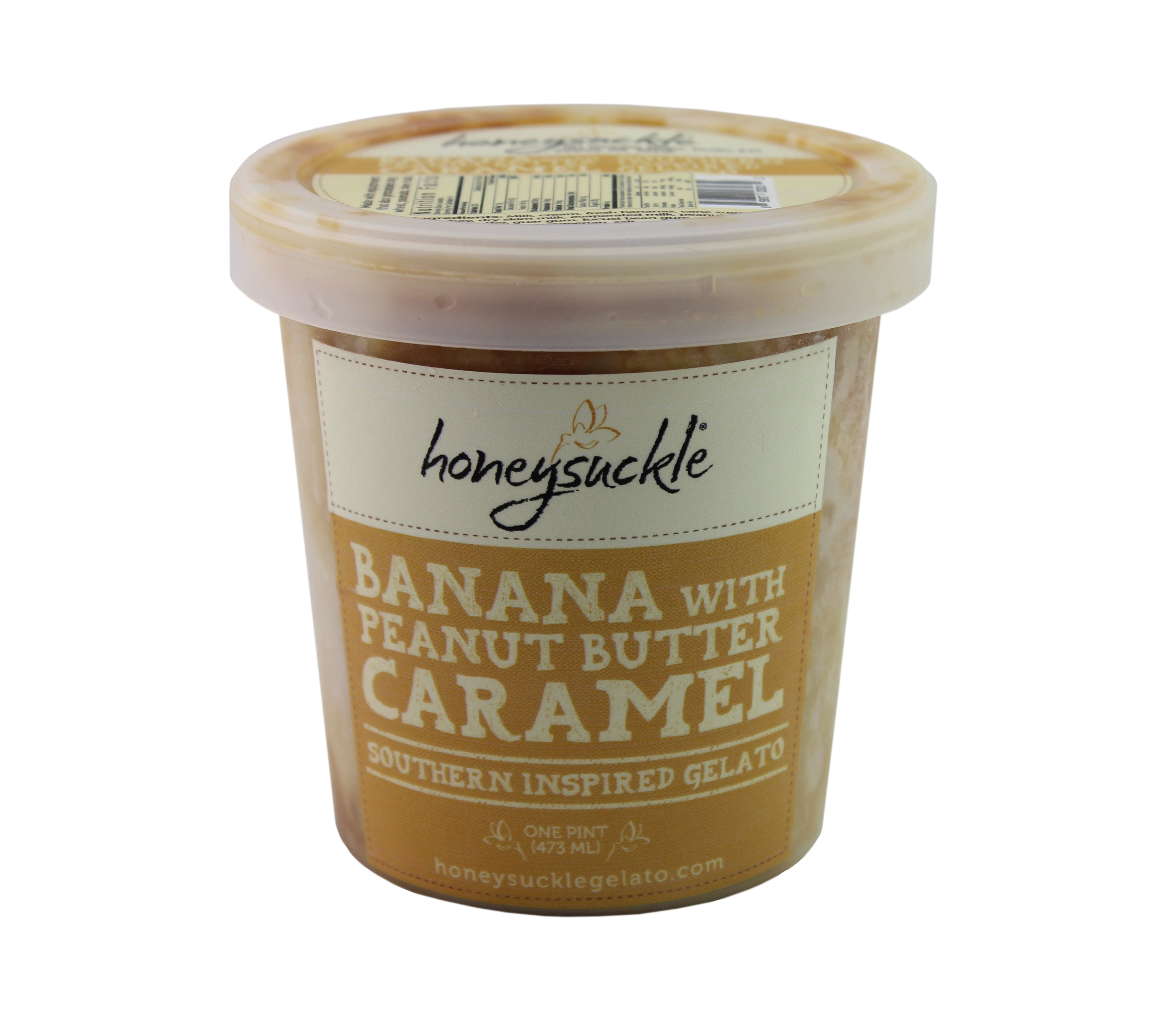 Honeysuckle Banana Peanut Butter Caramel Gelato Shop Ice Cream at HEB