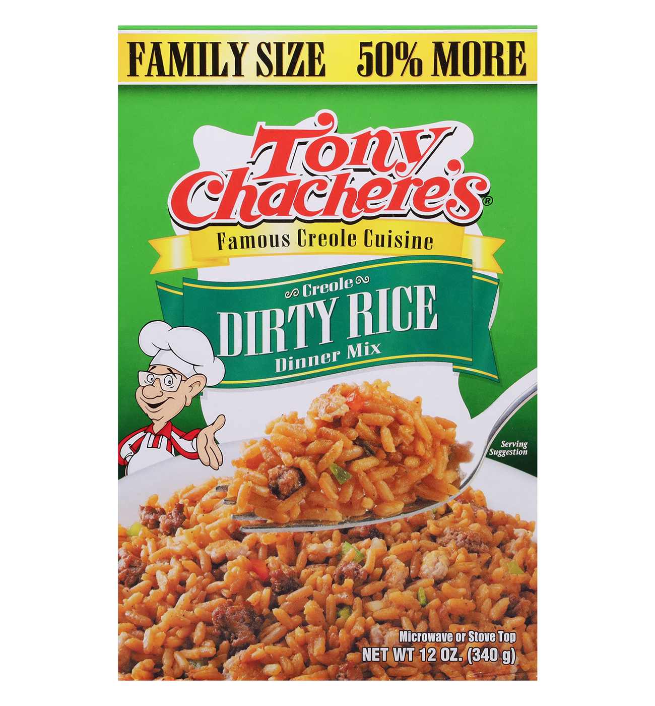 Tony Chachere's Creole Dirty Rice Mix - Family Size; image 1 of 4