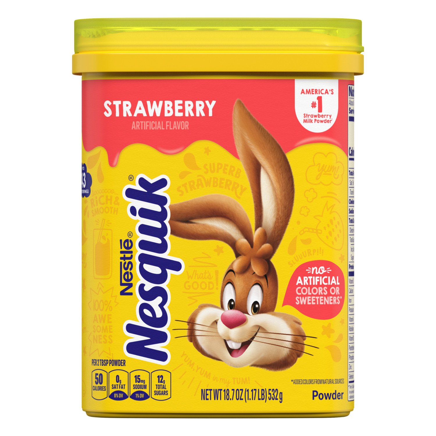 Nestle Nesquik Strawberry Powder Drink Mix - Shop Cocoa At H-E-B