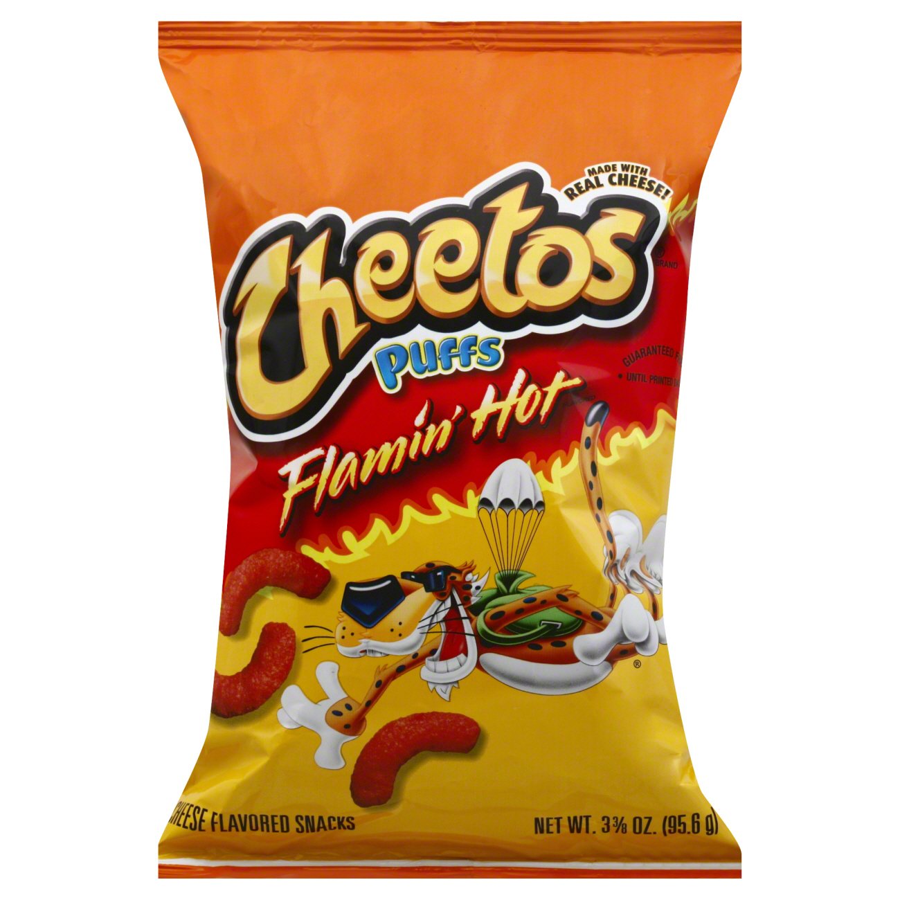 Cheetos Puffs Flamin Hot Cheese Snacks Shop Chips At H E B