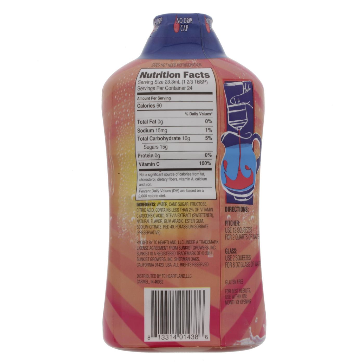 Sunkist Strawberry Lemonade Cane Sugar Beverage Enhancer Shop Mixes