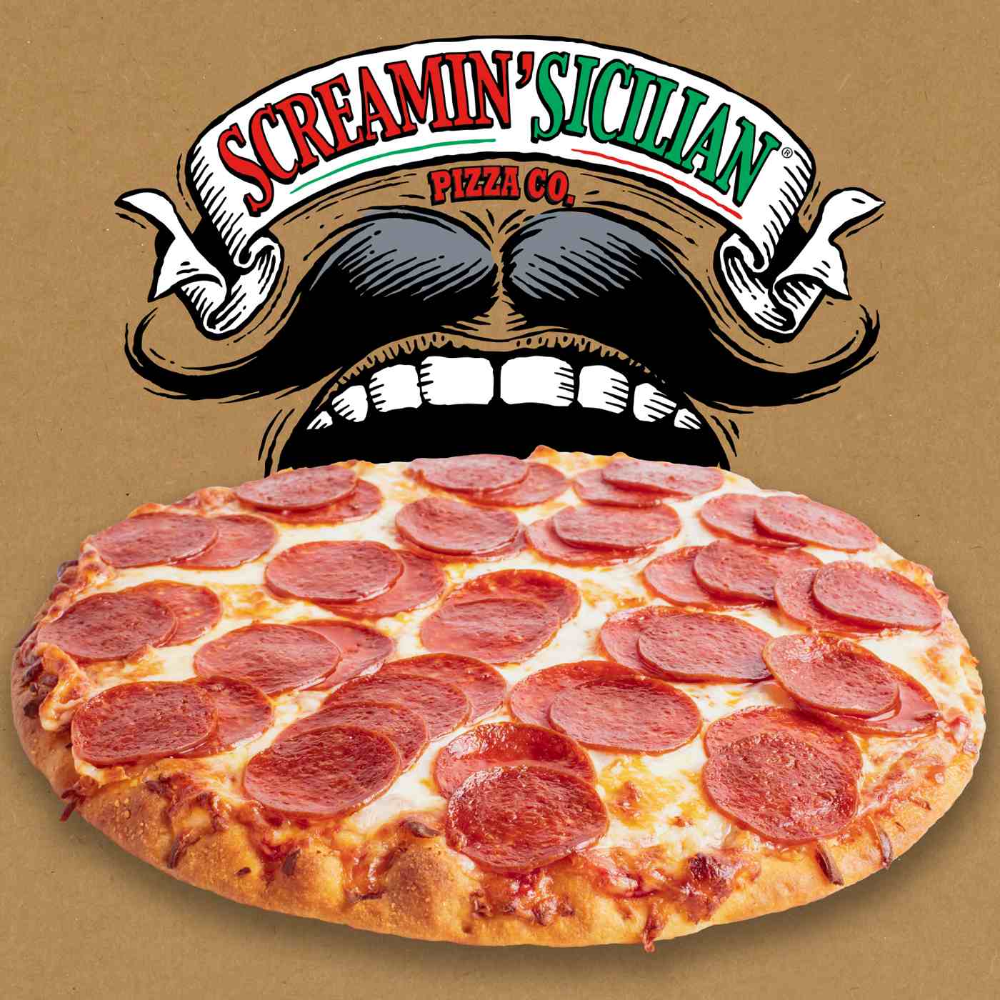 Screamin' Sicilian Holy Pepperoni Pizza; image 7 of 8