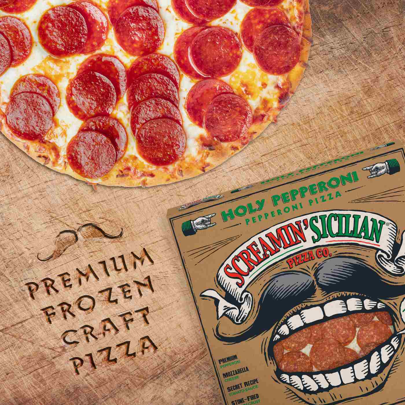 Screamin' Sicilian Holy Pepperoni Pizza; image 8 of 8