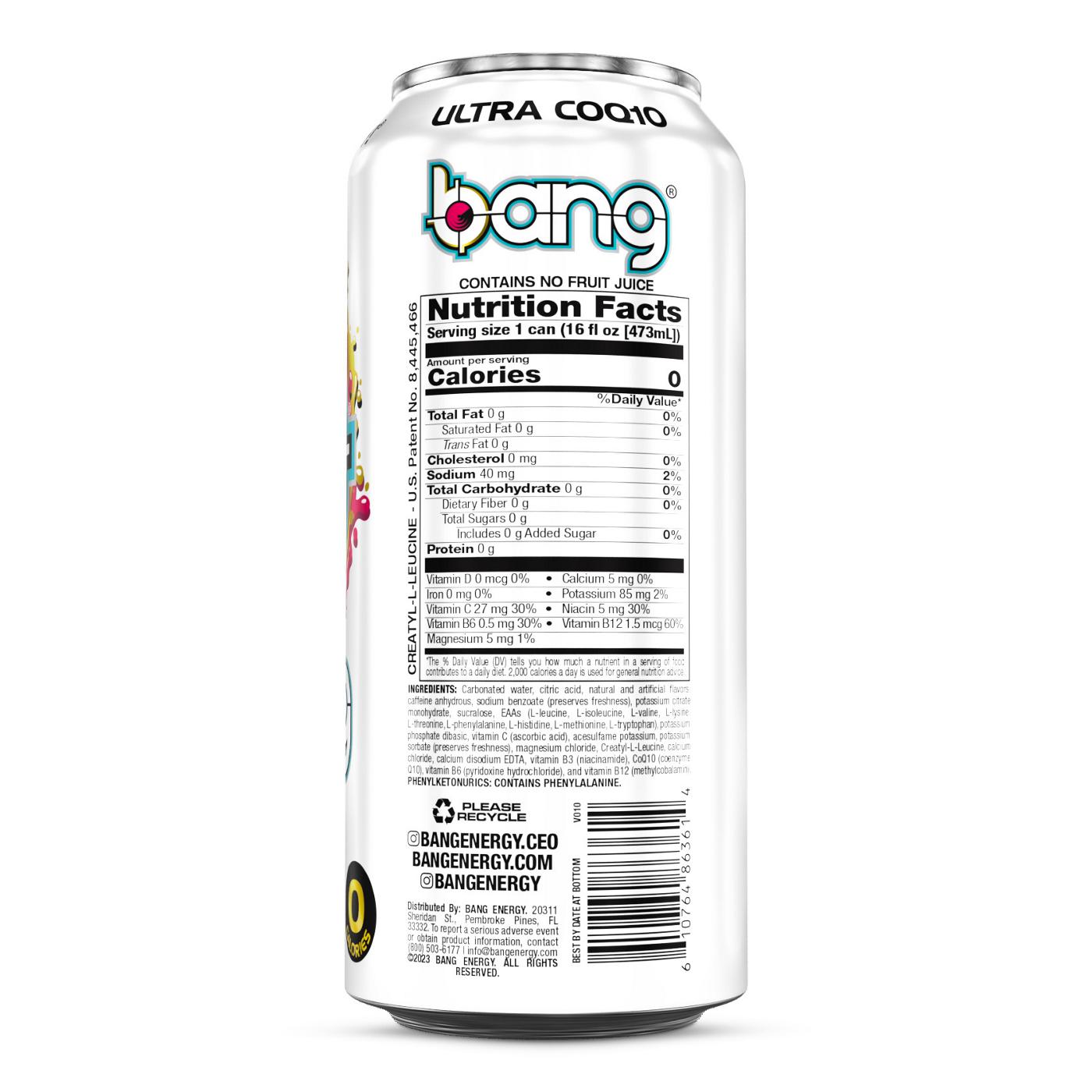 Bang Energy Drink Power Punch Shop Sports & energy drinks at HEB