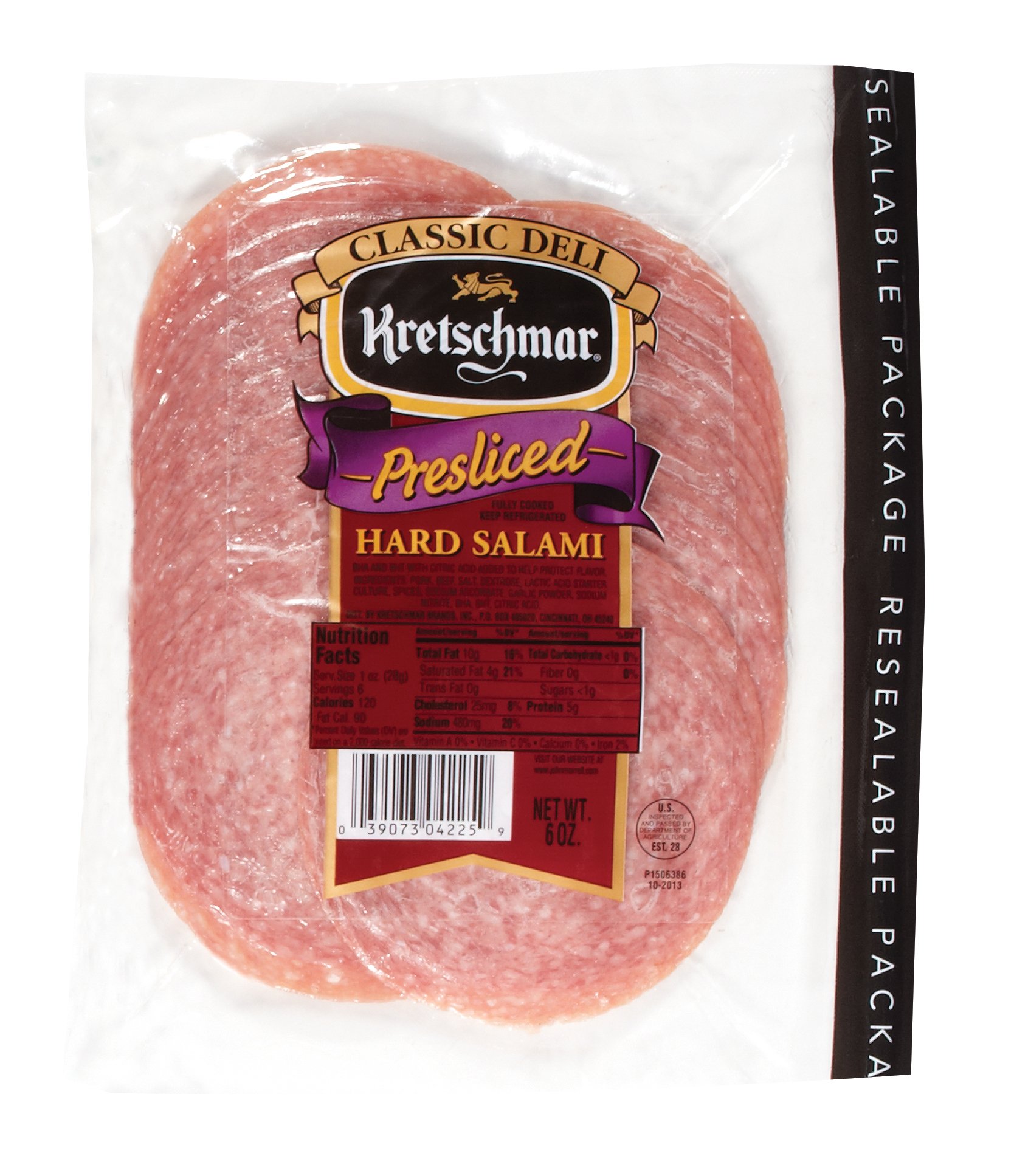 Kretschmar Presliced Hard Salami Shop Meat at HEB
