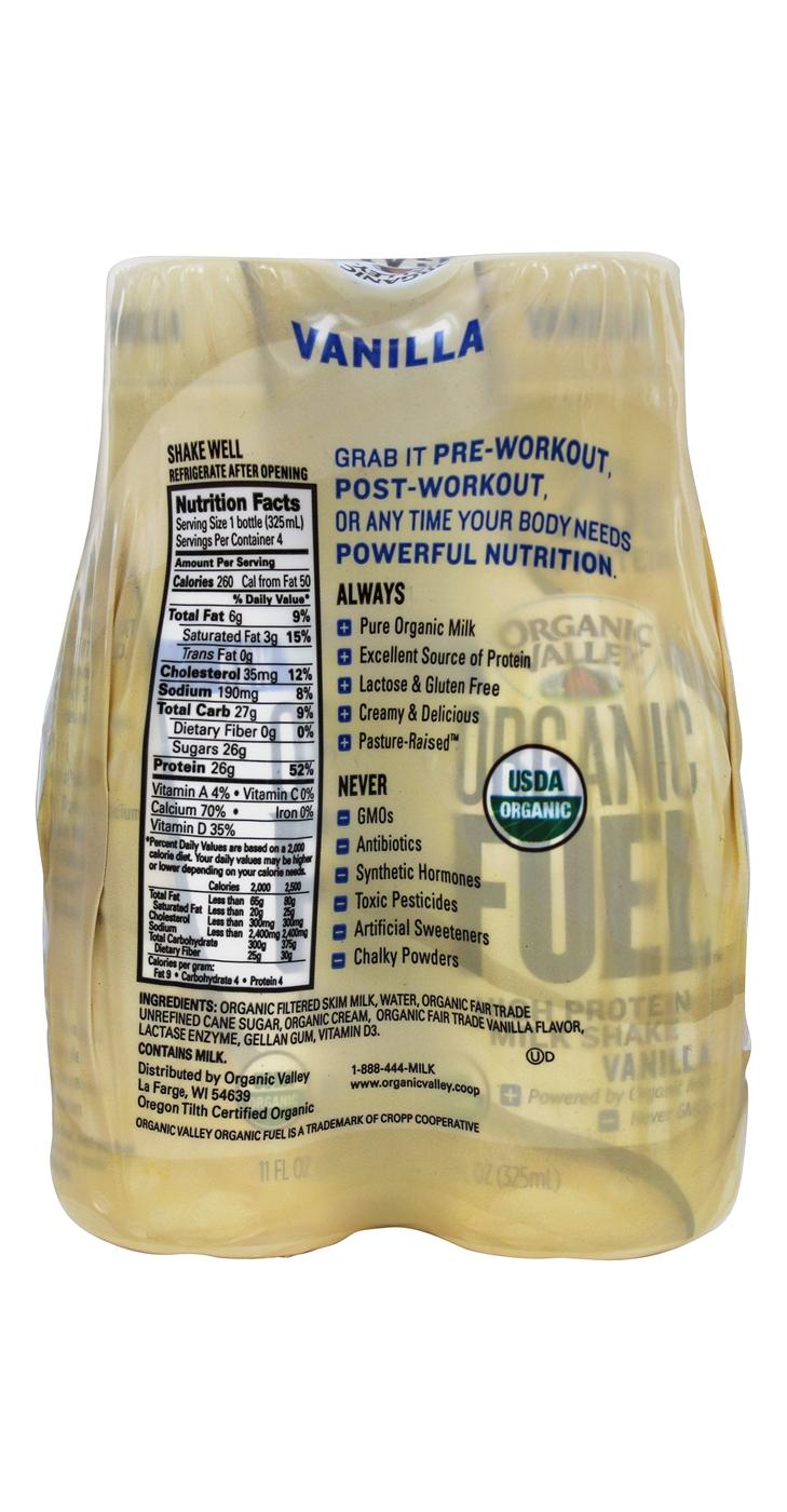 Organic Valley Organic Fuel Protein, Vanilla; image 2 of 2