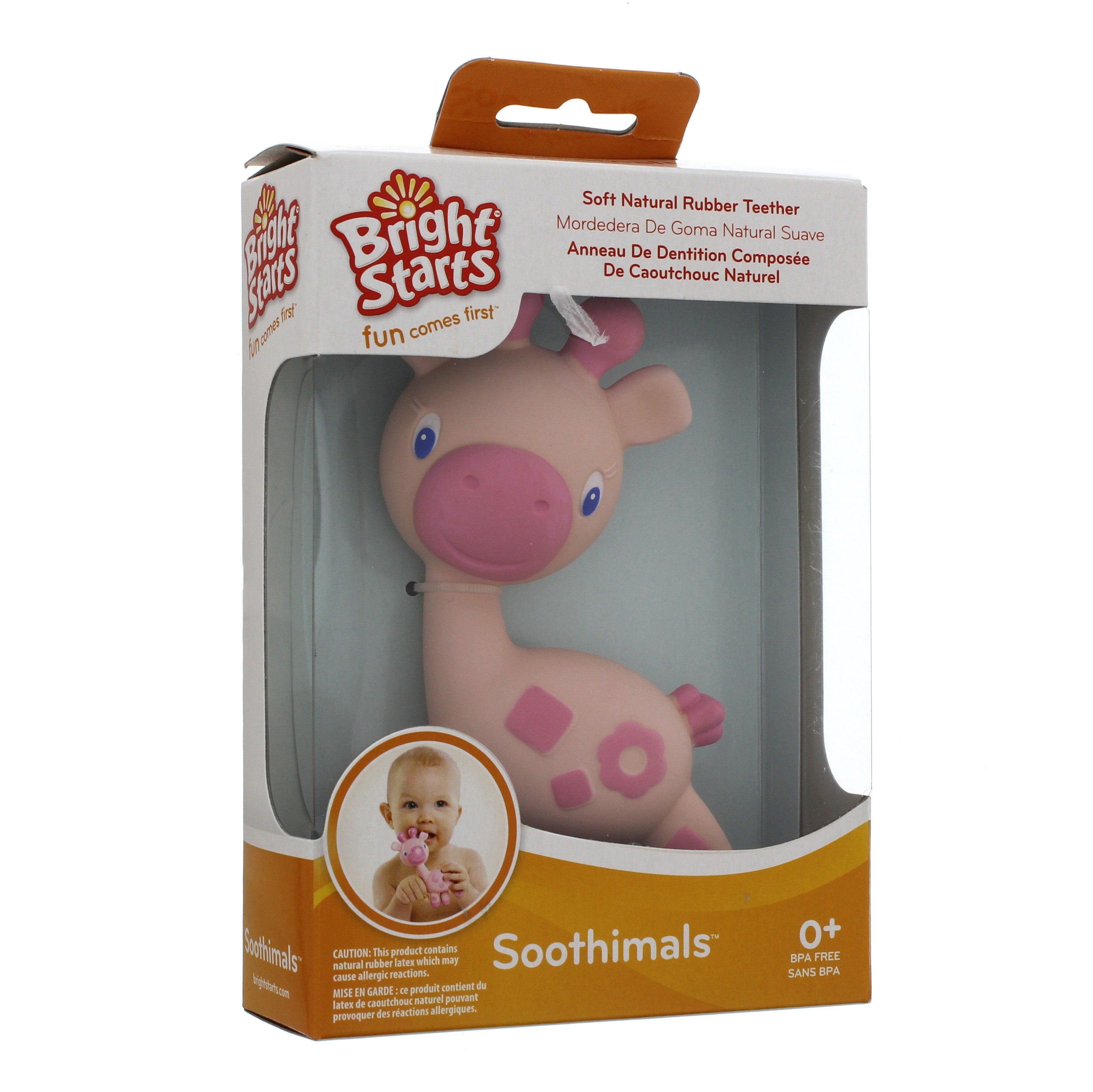 bright starts giraffe teether