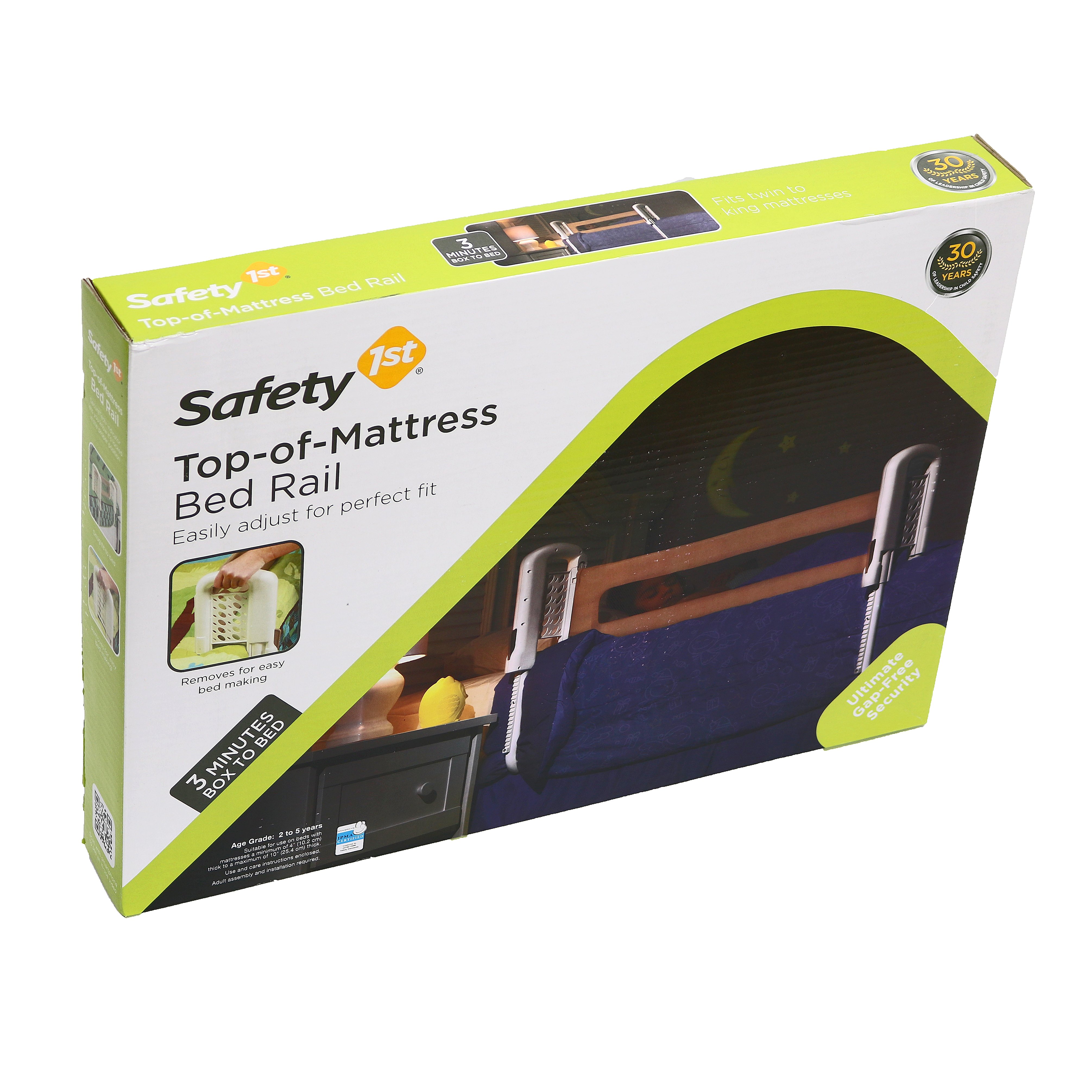 safety 1st top of mattress bed rail