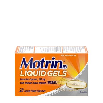 Motrin Ibuprofen 200mg Pain & Fever Relief Liquid Gels