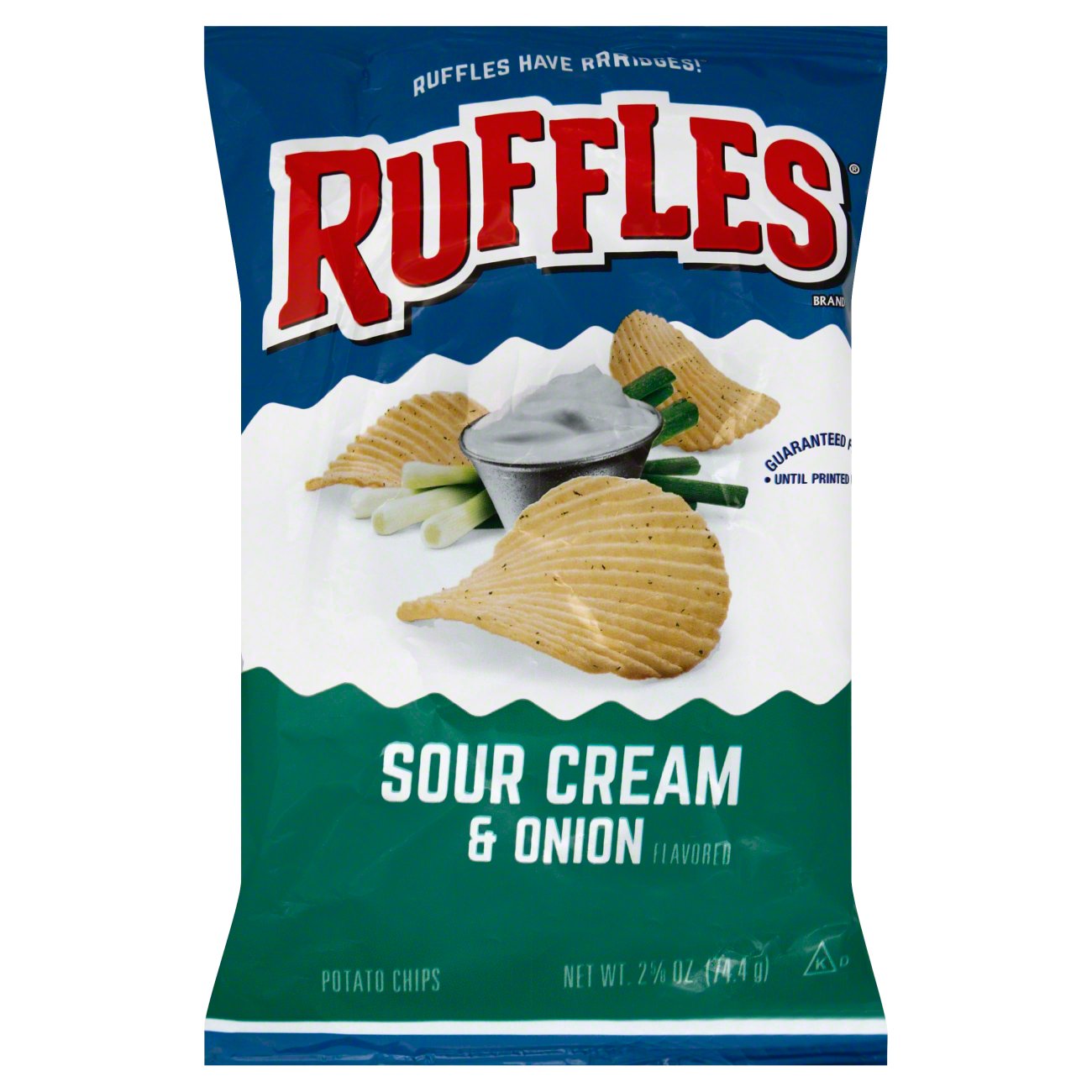 Ruffles Sour Cream & Onion Potato Chips - Shop Chips at H-E-B