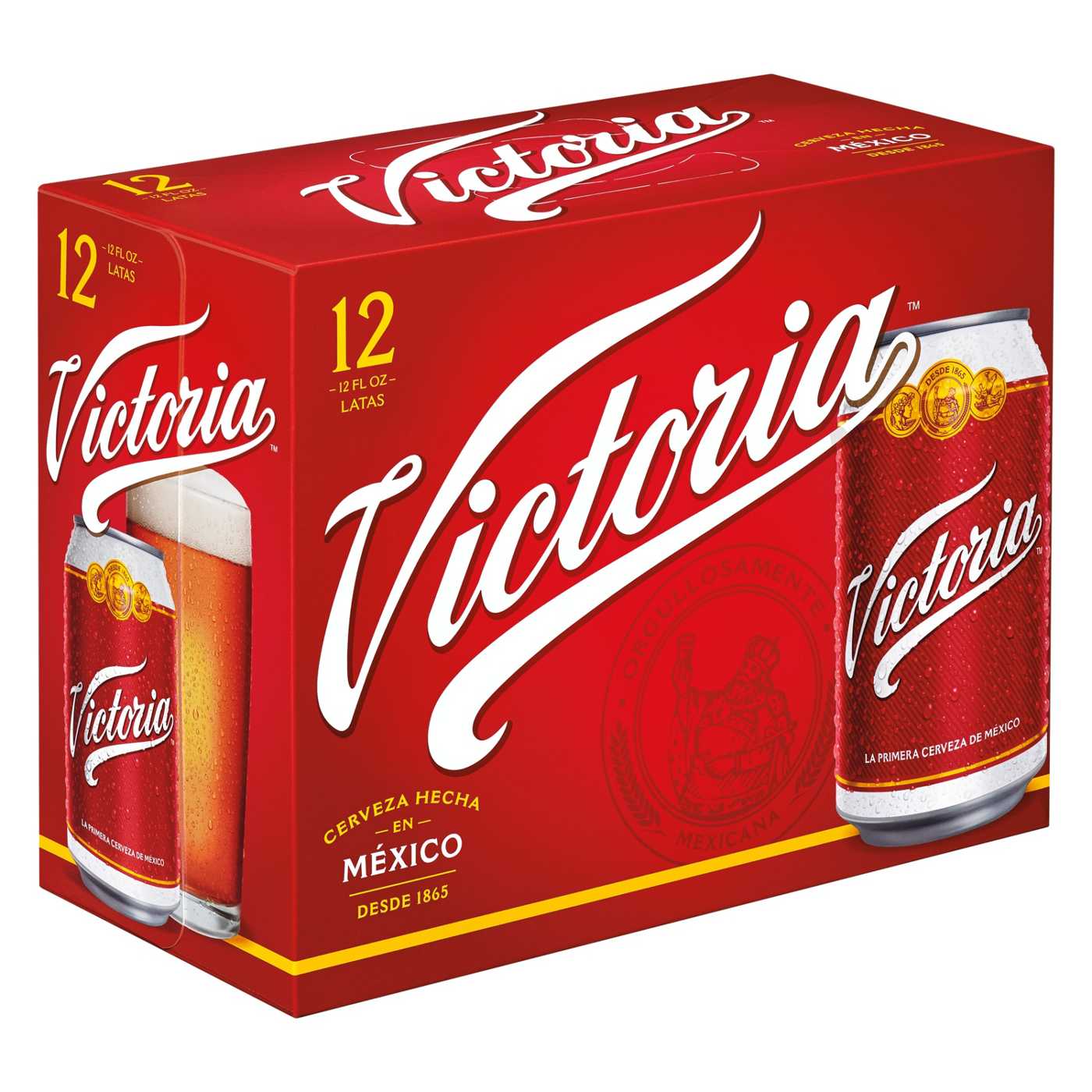 Victoria Amber Lager Mexican Beer 12 oz Cans, 12 pk; image 1 of 8