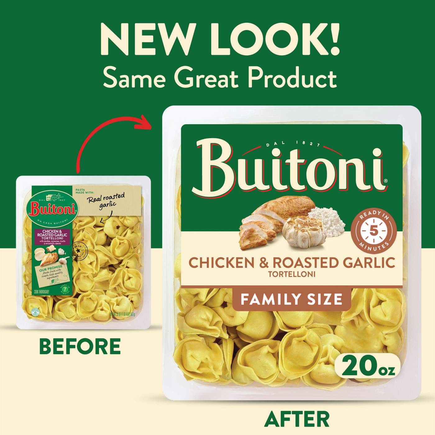 Buitoni Chicken & Roasted Garlic Tortelloni; image 5 of 5