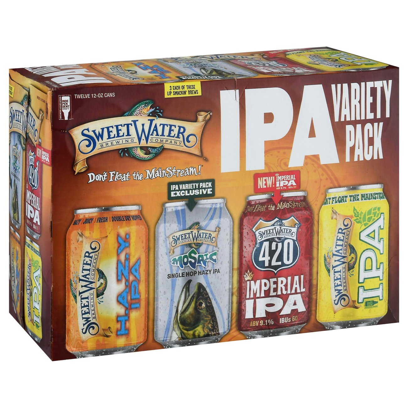 Sweetwater Brewing Co. Variety Pack IPA Beer 12 oz Bottles Shop Beer