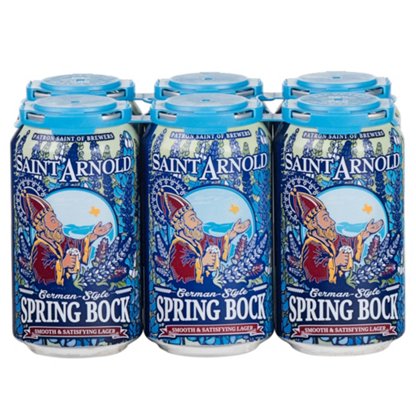 Saint Arnold Spring Bock Seasonal Craft Beer 6 pk Cans, 12 oz