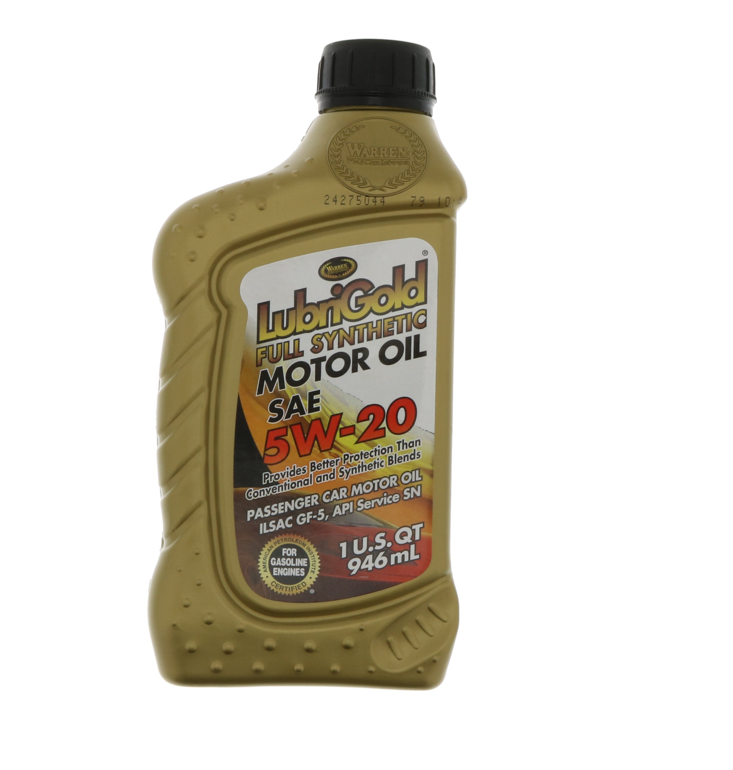 Lubrigold Full Synthetic Motoer Oil SAE 5W20 - Shop Motor Oil & Fluids ...