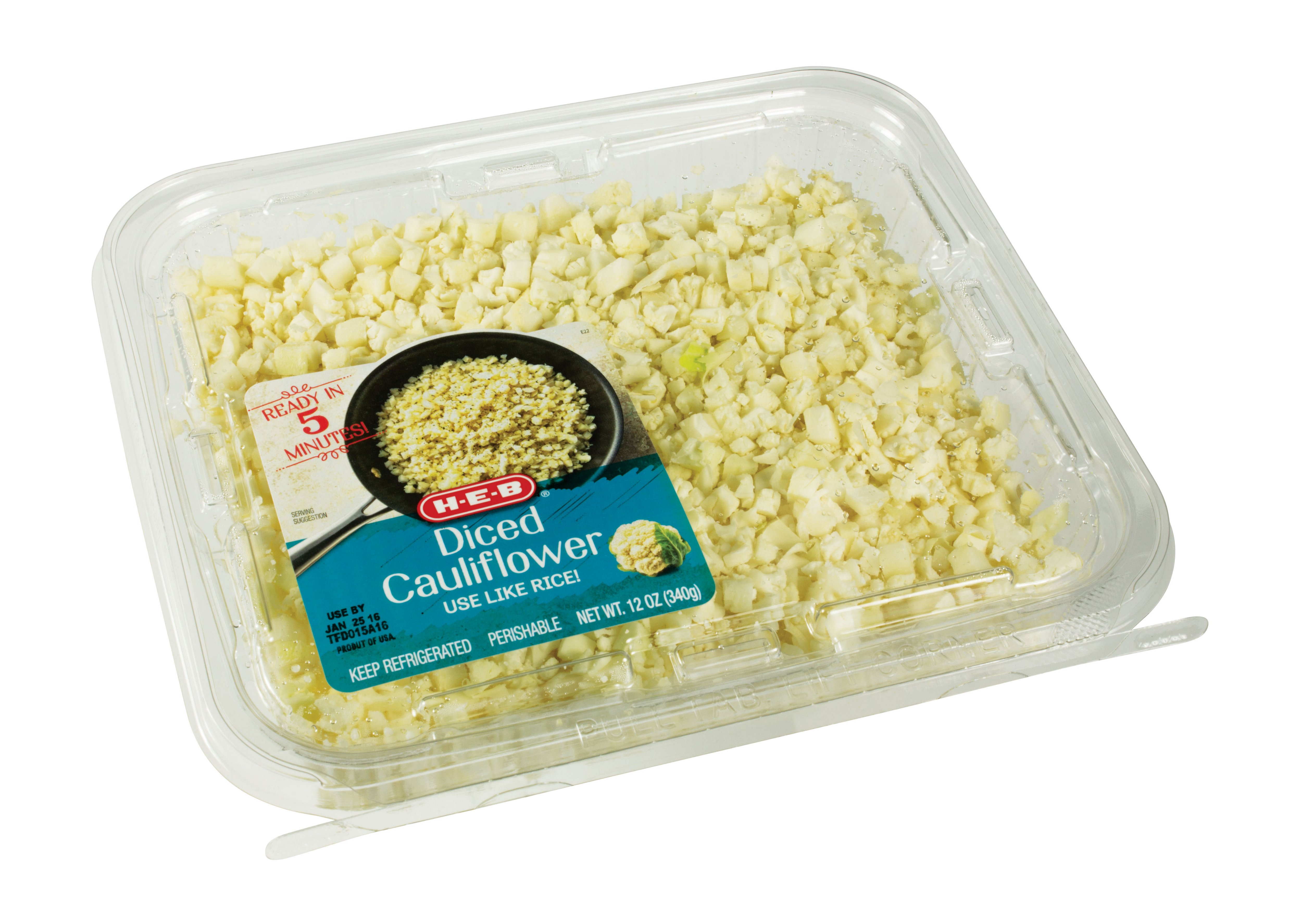 H-E-B Diced Cauliflower - Shop Mixed Vegetables At H-E-B