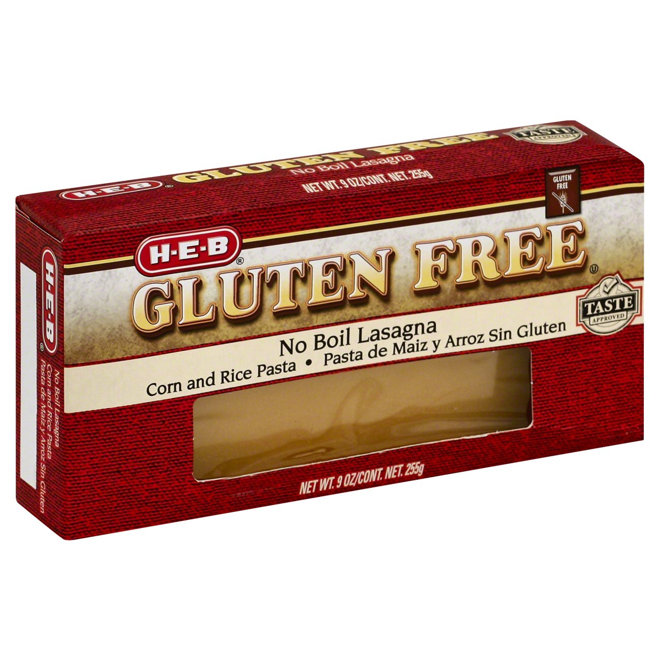 HEB Gluten Free No Boil Lasagna Shop Pasta at HEB