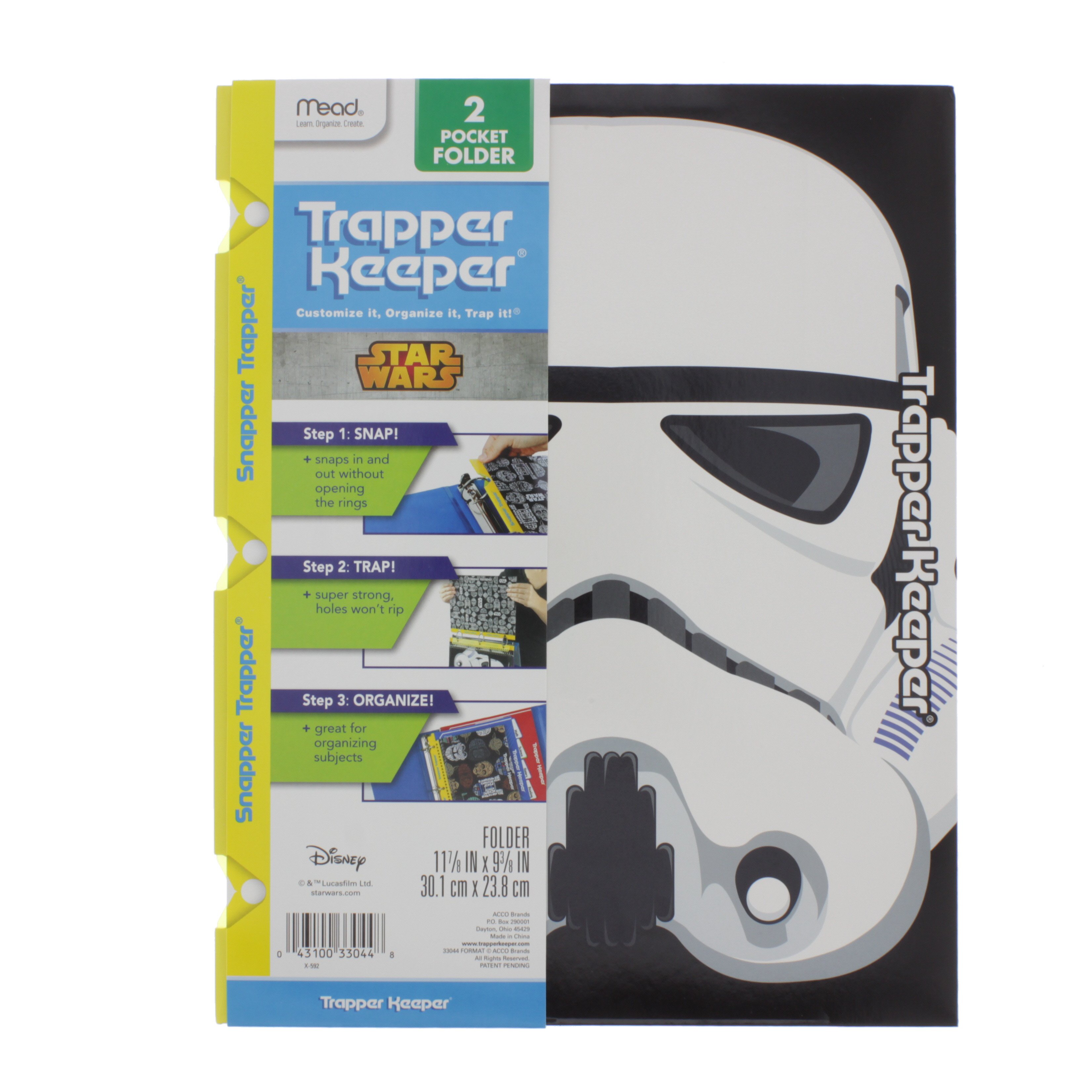Mead Trapper Keeper Star Wars 2 Pocket Folder Shop Folders at HEB
