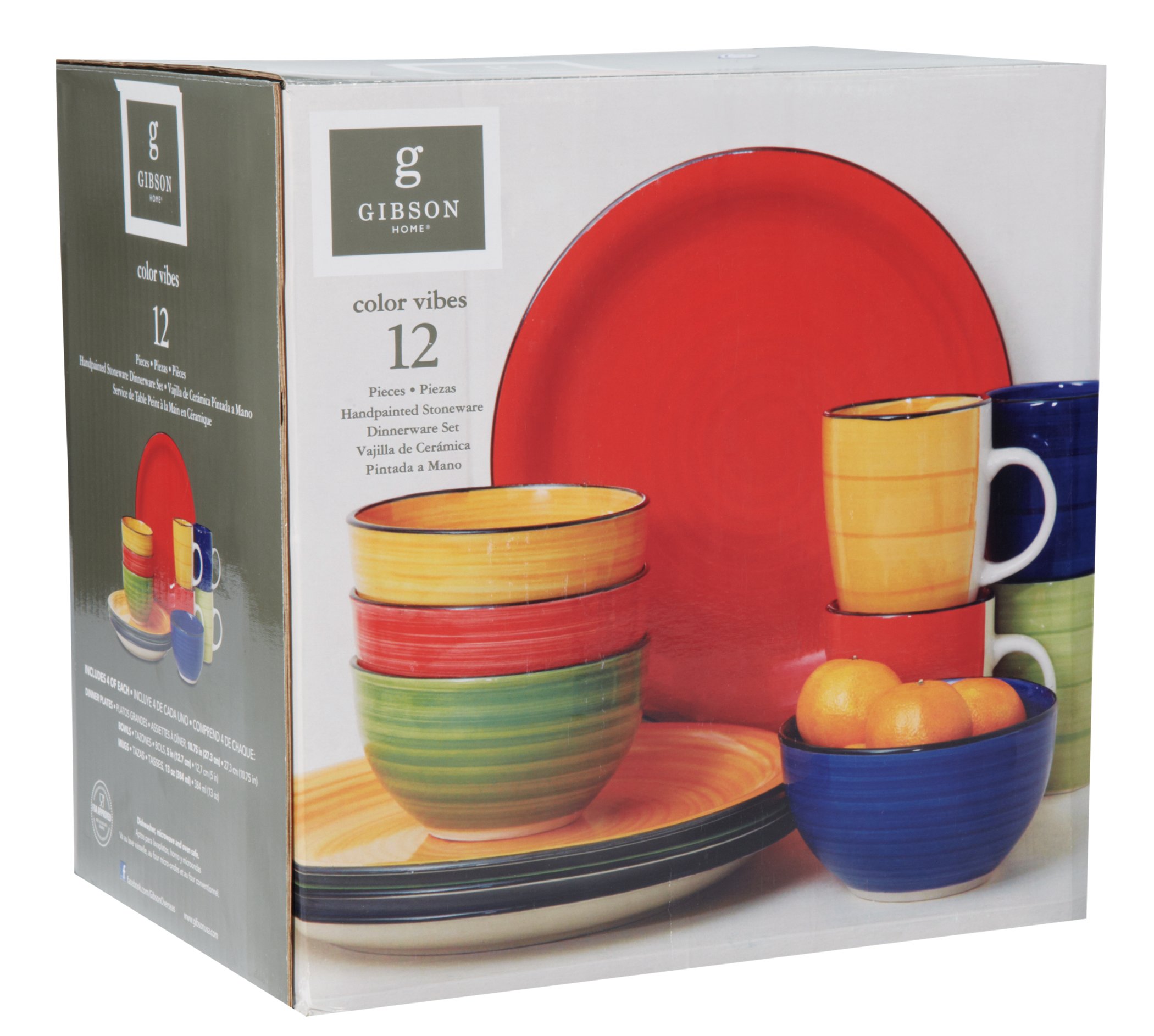 Gibson Color Vibes Dinnerware Set