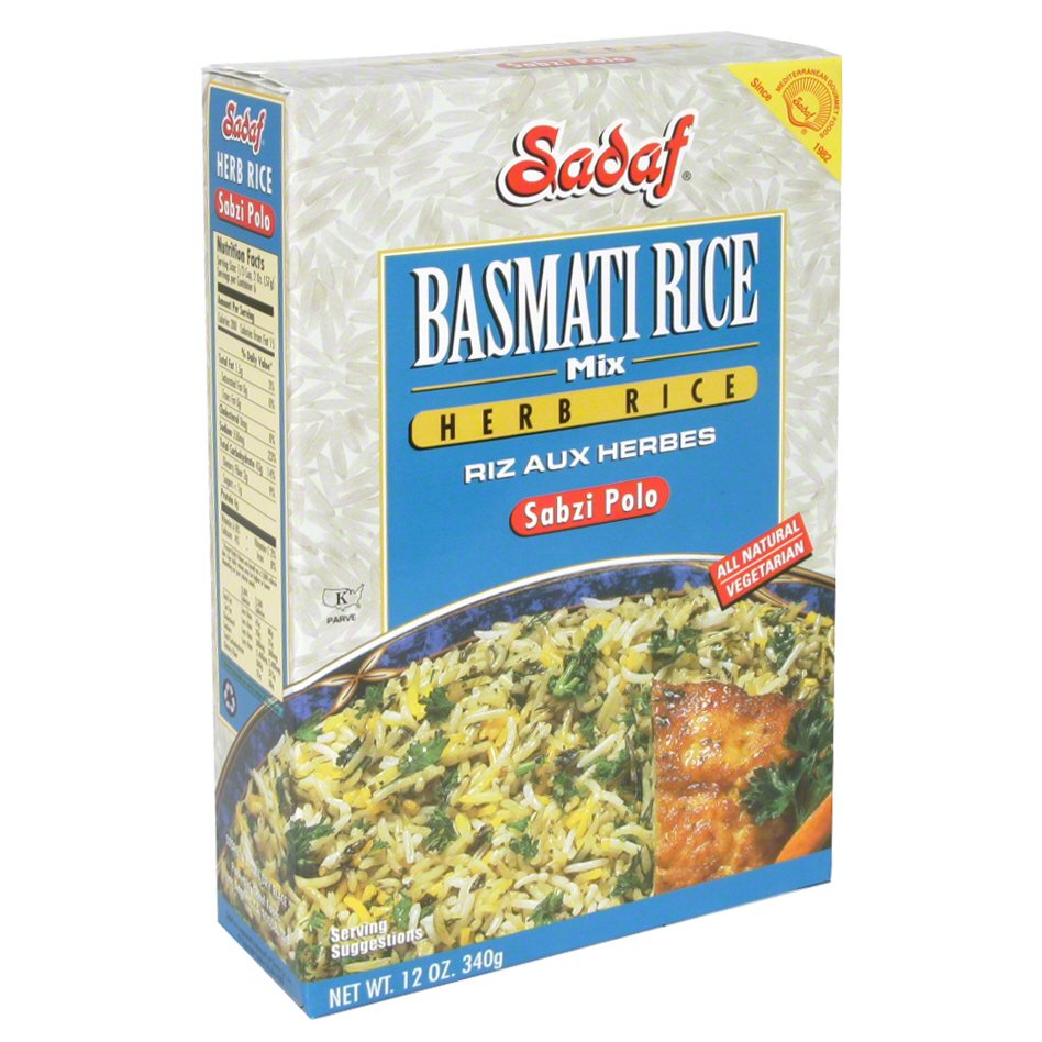 Sadaf Sabzi Polo Basmati Rice Mix - Shop Rice & grains at H-E-B