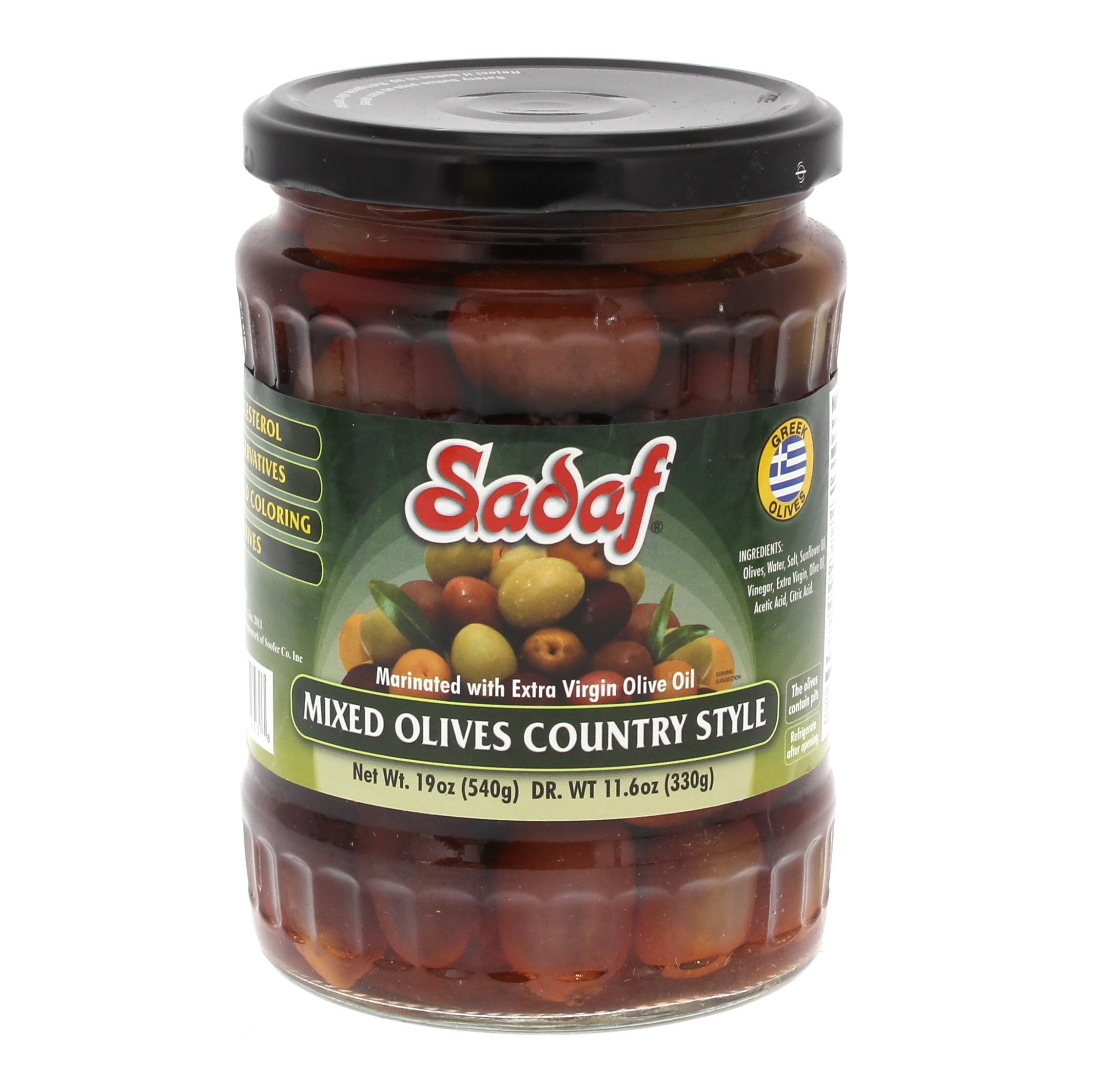Sadaf Mixed Olives Country Style Shop Olives at HEB