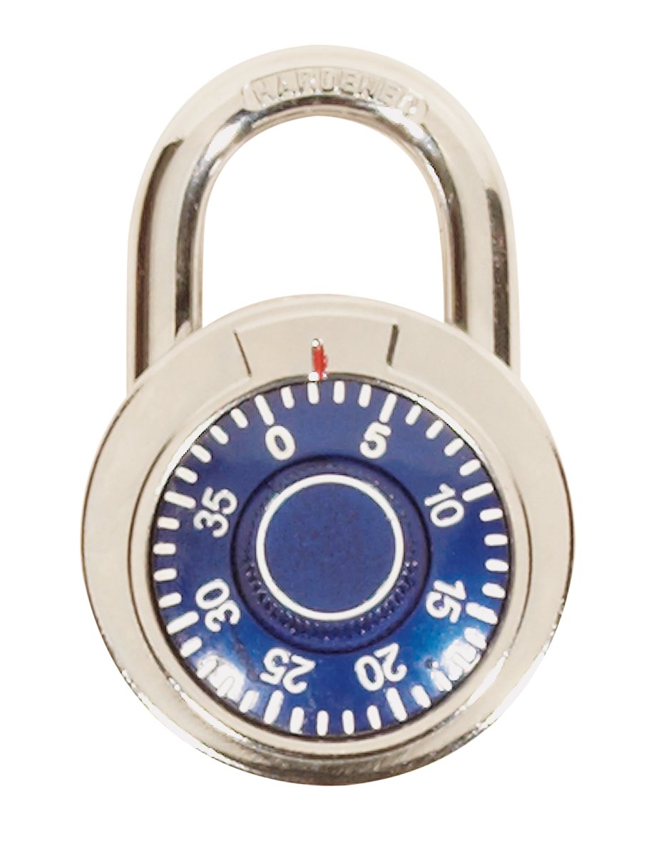 GTC Combination Color Pad Lock, Blue Shop Locks & Keys at HEB