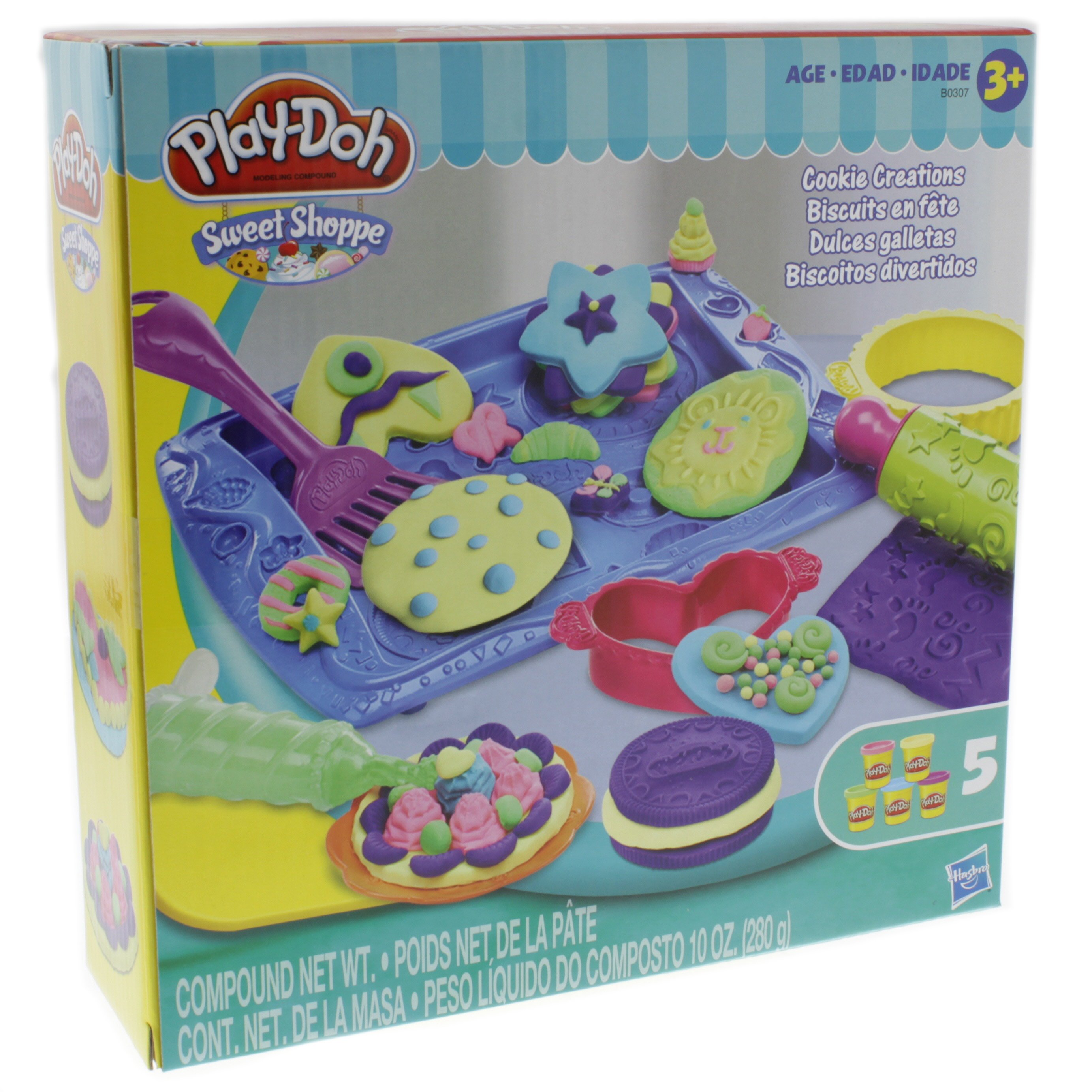 Play-Doh Sweet Shoppe Colorful Cookies Maker Modeling Creatable Fun Kids  Animals