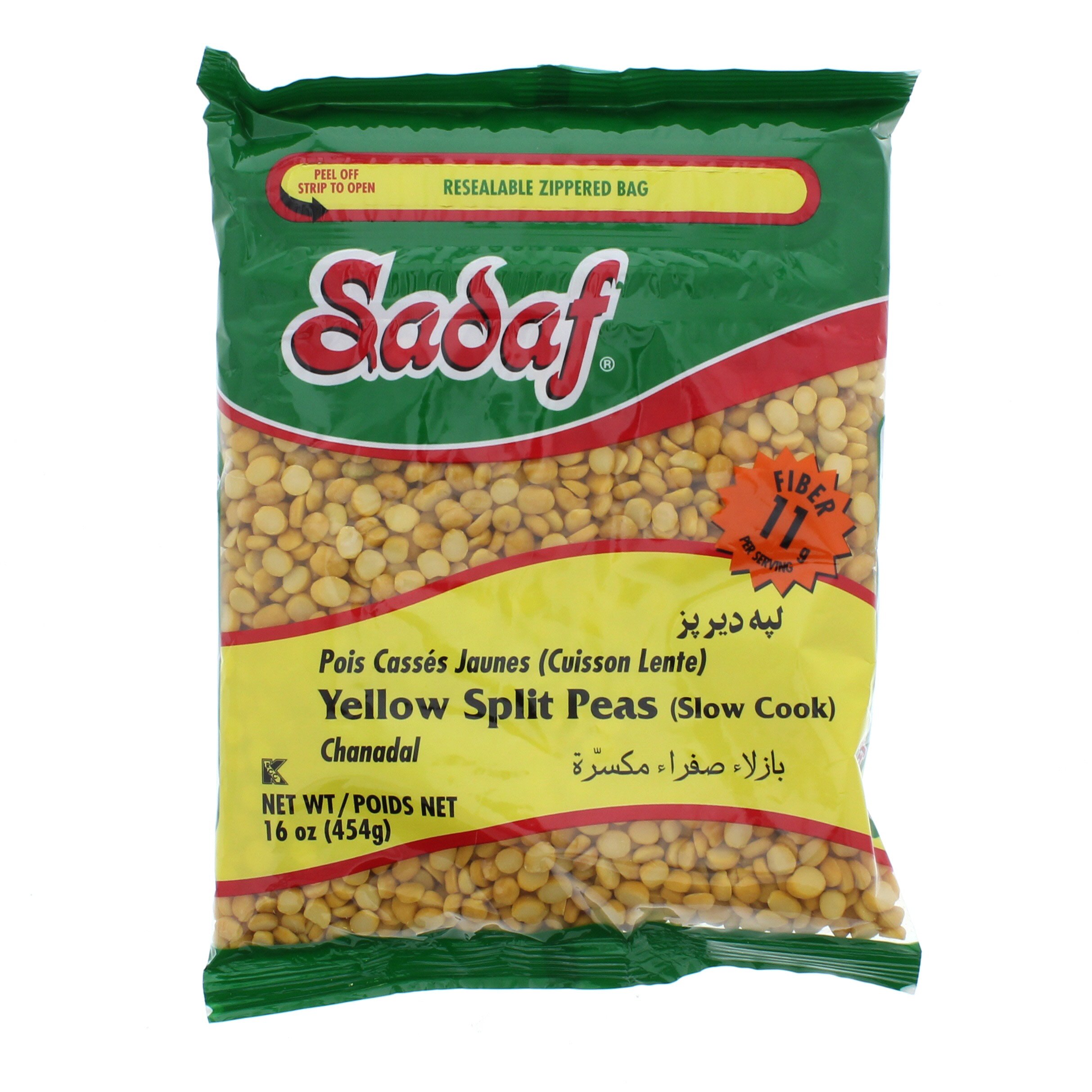 Sadaf Slow Cook Yellow Split Peas Shop Canned Dried Food At H E B