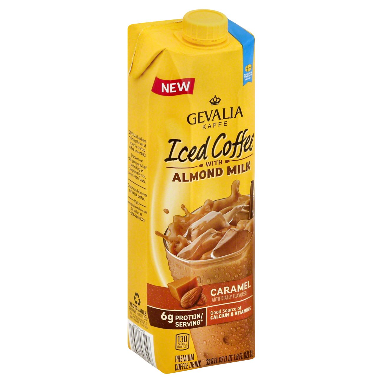 Gevalia Java Nut Iced Coffee With Almond Milk Caramel Shop Coffee at