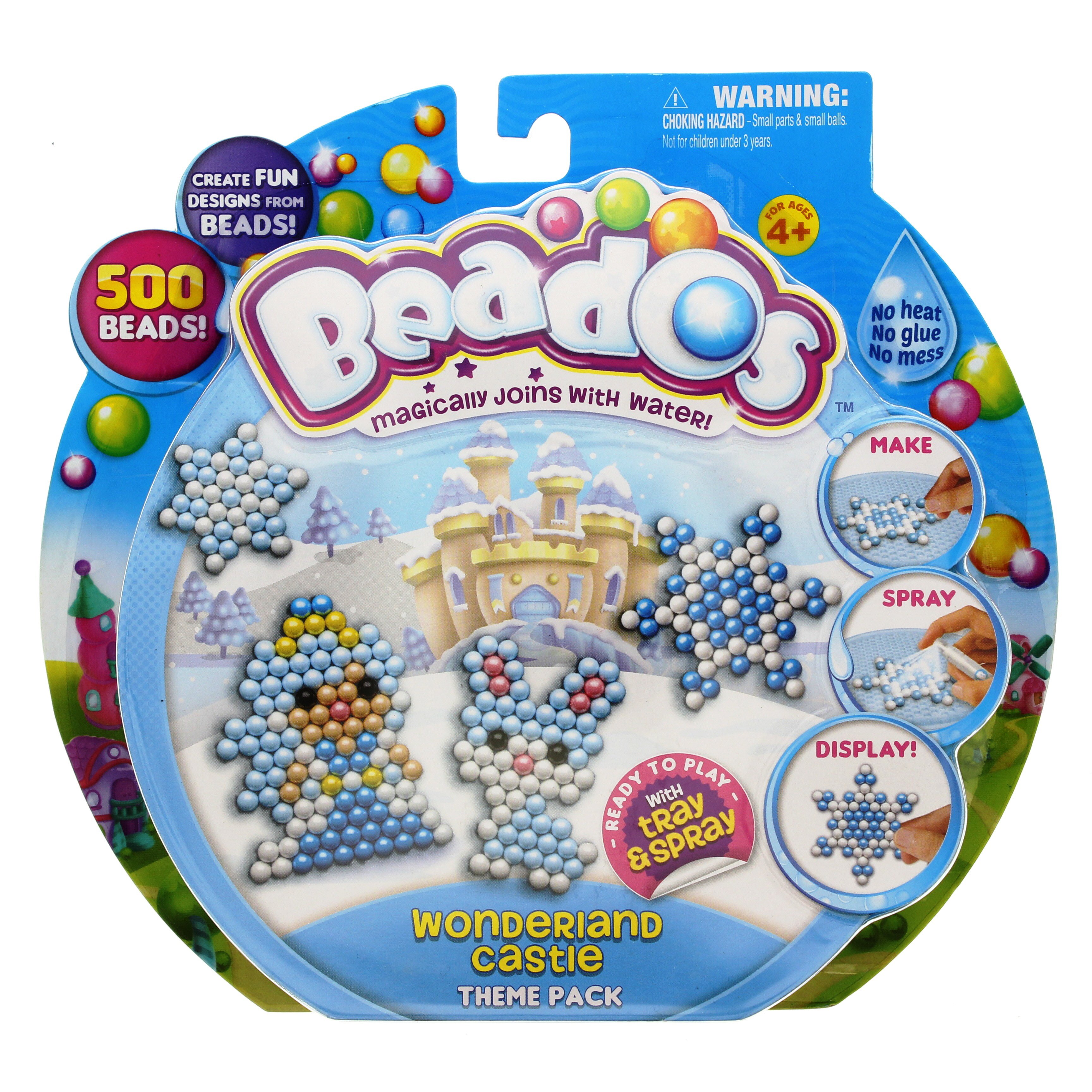 Beados Mega Bead Refill Pack 10 colors Crystal + Solid 2000 Beads!