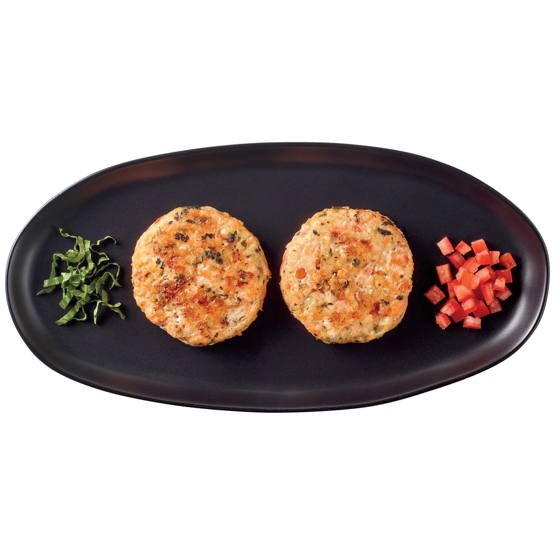 H-E-B Fish Market Salmon Burger Patties - Bruschetta - Shop Fish At H-E-B