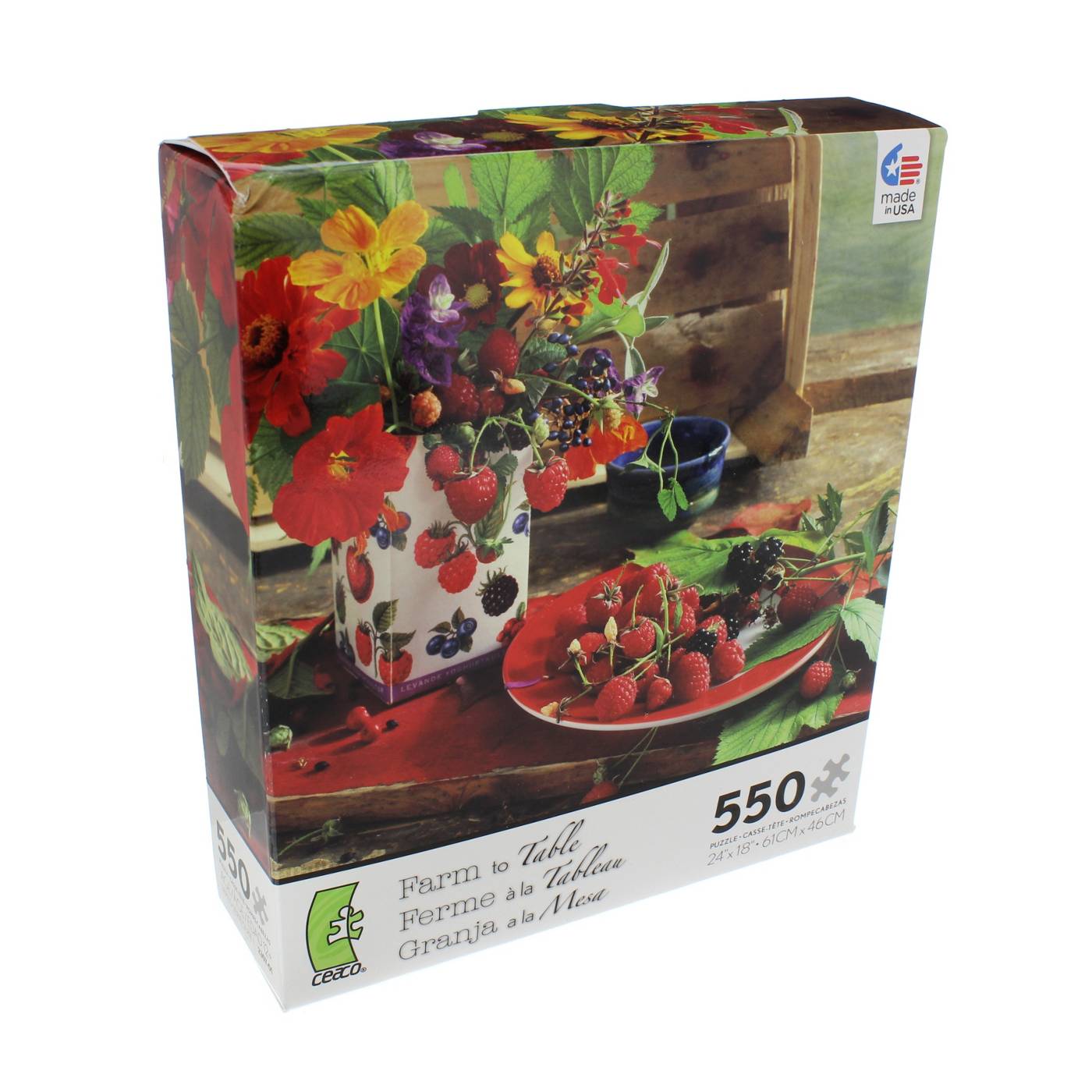 Ceaco 550 Piece Farm to Table Puzzle Assorted Varieties; image 1 of 3